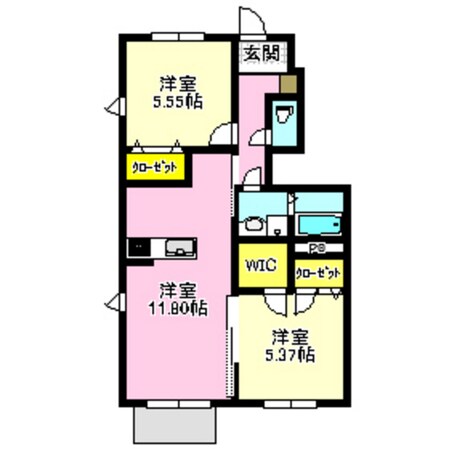 ルーン・クレールの物件間取画像